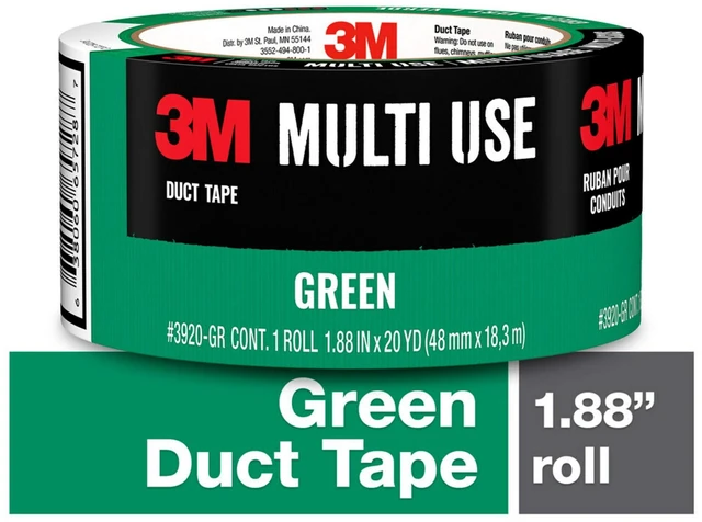 Main image of 3M Duct Tape, Green, Multi Use, 1.88 in x 20 yd, 1 Roll