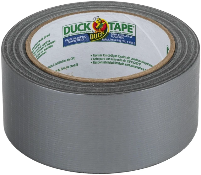 Alt view image 3 of 6 - Duck Max Poly Hanging Duct Tape, 1.88 in. x 20 yd., Silver