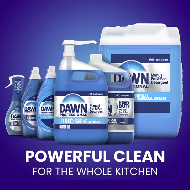 Alt view image 7 of 7 - Dawn Professional Heavy Duty Manual Pot and Pan Dish Soap Detergent Original, 38 Fluid Ounces