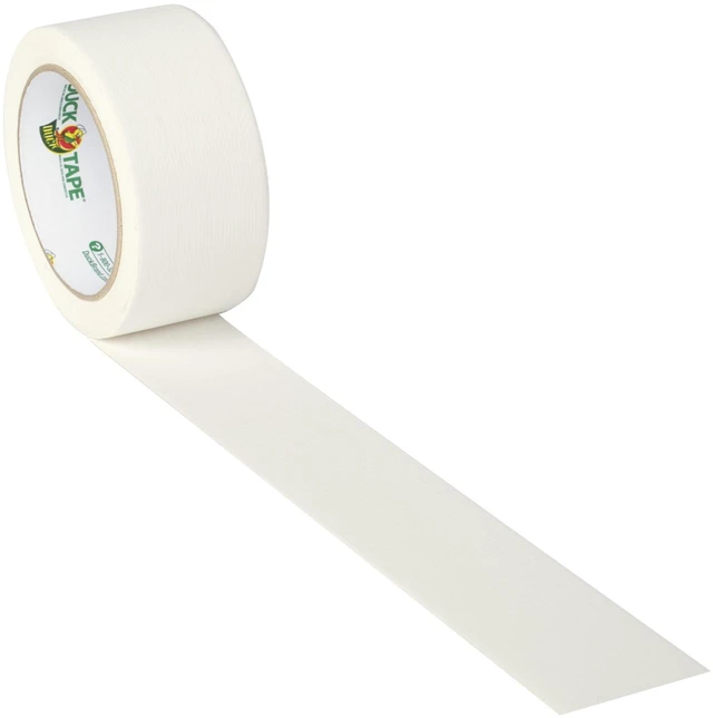 Alt view image 3 of 7 - Color Duck Tape Brand Duct Tape, 1.88 in. x 20 yd., White