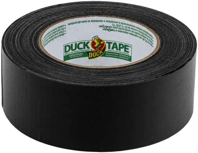 Alt view image 7 of 7 - The Original Duck Tape Brand Duct Tape, 1.88 in. x 45 yd., Black