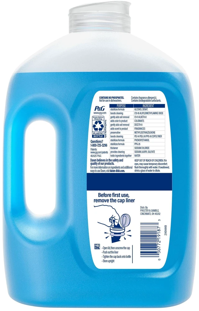 Alt view image 7 of 7 - Dawn Ultra Refill Jug Dish Soap Original, 51.5oz