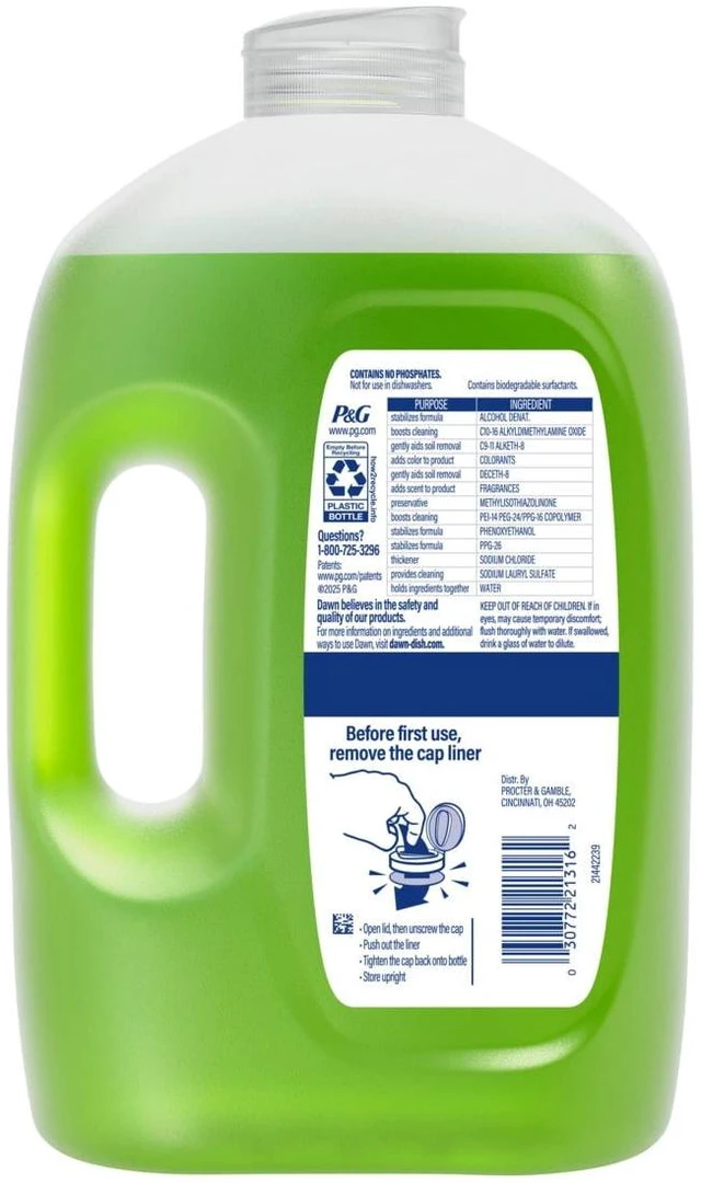Alt view image 7 of 7 - Dawn Ultra, Refill Jug Dish Soap Apple Blossom, 67oz