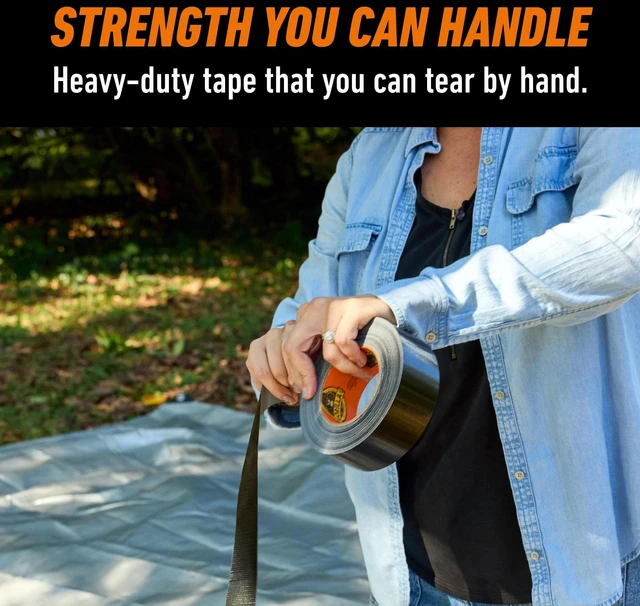 Alt view image 10 of 13 - Gorilla 10 Yard Black Duct Tape Single Roll
