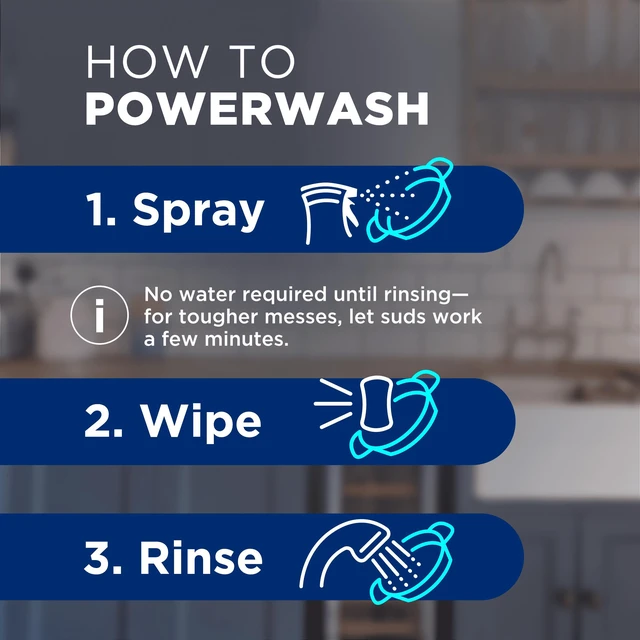 Alt view image 4 of 7 - Dawn Powerwash Spray Refill, Dish Soap, Dishwashing Liquid, Fresh, 2 Refills, 43 Fl Oz