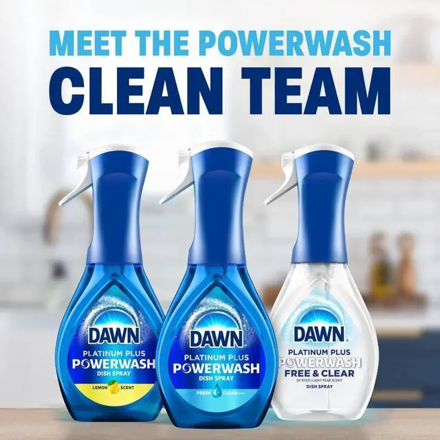 Alt view image 14 of 14 - Dawn Powerwash Spray, Dish Soap, Dishwashing Liquid, Fresh, 1 Starter Kit, 16 Fl Oz
