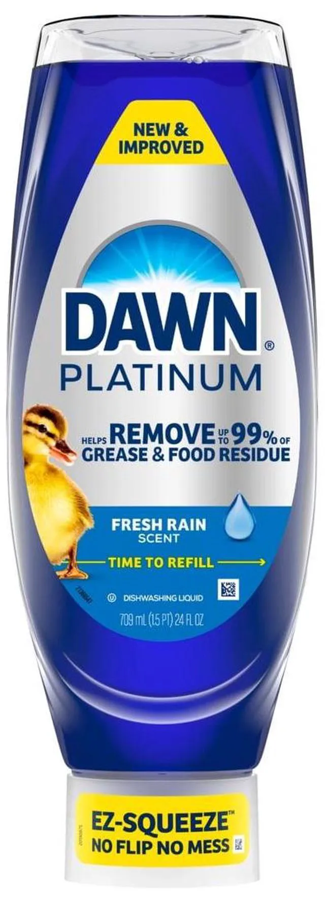 Alt view image 7 of 7 - Dawn Platinum EZ Squueze Dish Soap Fresh Rain,
