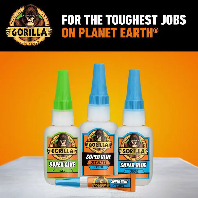 Alt view image 6 of 7 - Gorilla Super Glue Ultimate Liquid Clear 15g Bottle, Product Net Content Quantity Is 1
