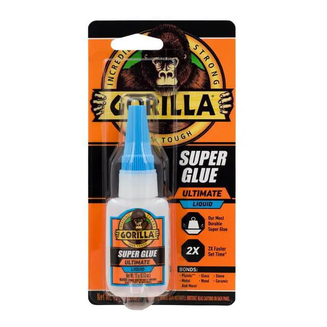Alt view image 7 of 7 - Gorilla Super Glue Ultimate Liquid Clear 15g Bottle, Product Net Content Quantity Is 1