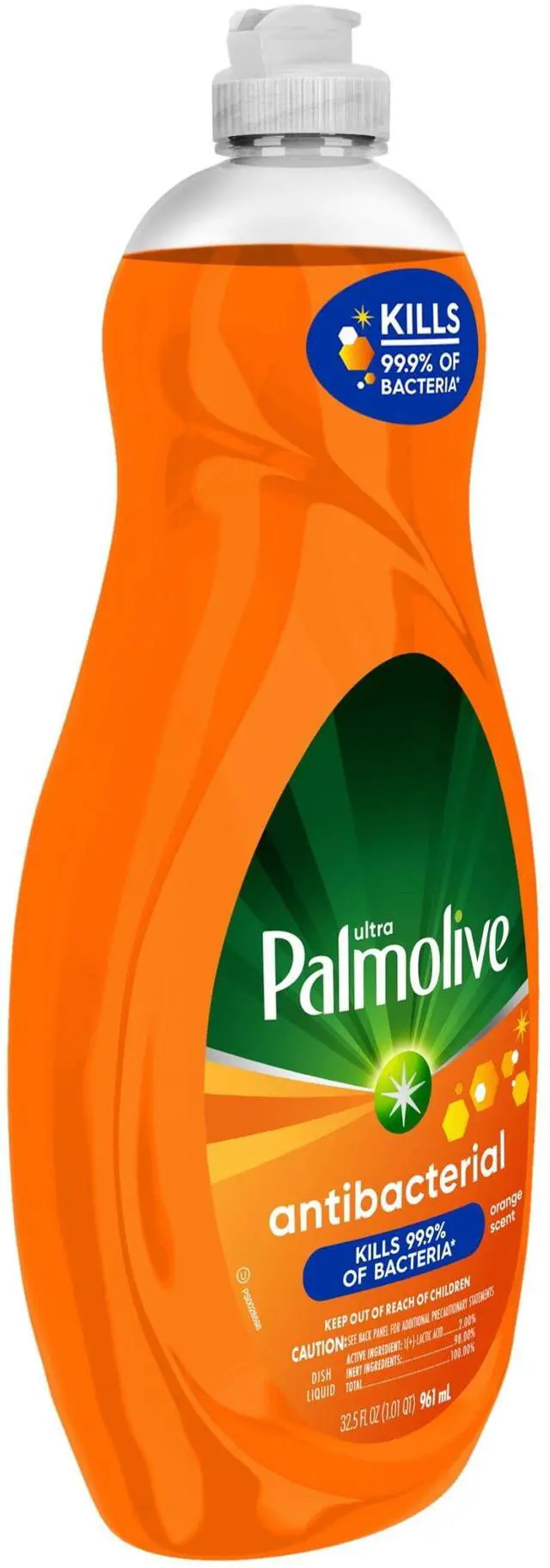 Alt view image 5 of 7 - Palmolive Ultra Concentrated Antibacterial Liquid Dish Soap, Orange Scent, 32.5 Fluid Ounce Bottle
