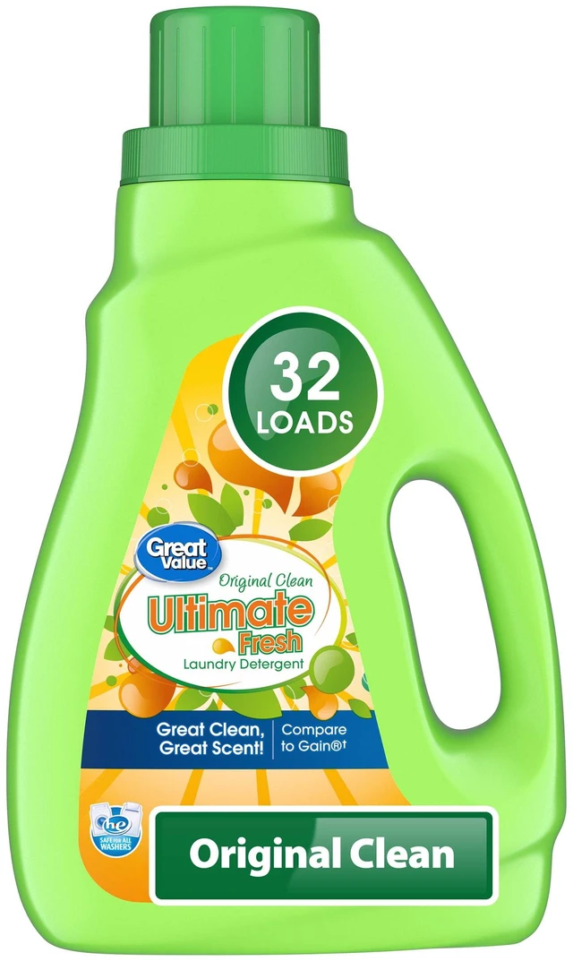 Main image of Great Value Ultimate Fresh Laundry Detergent Original Clean 46 fl oz 32 Loads