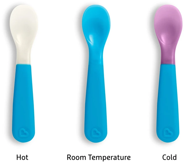 Alt view image 4 of 6 - Munchkin Color Reveal Color Changing Toddler Forks and Spoons, 6 Pack
