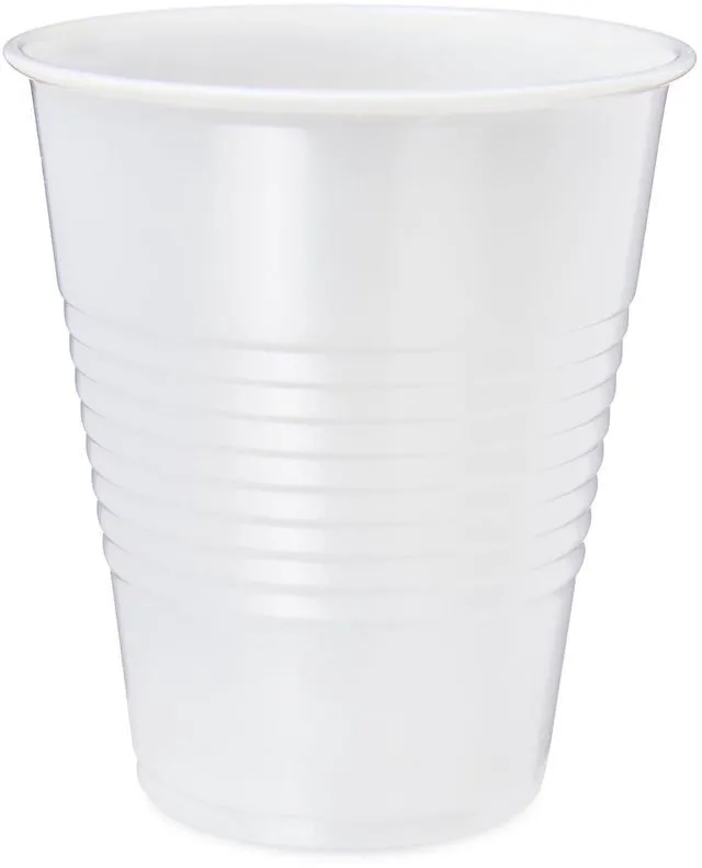 Alt view image 5 of 6 - Disposable Plastic Cups, 5oz, 100 Count, Clear, Great Value