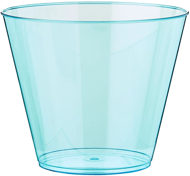 Alt view image 3 of 5 - Way to Celebrate Disposable Plastic Cups, 8.79floz, 24 Count, Blue