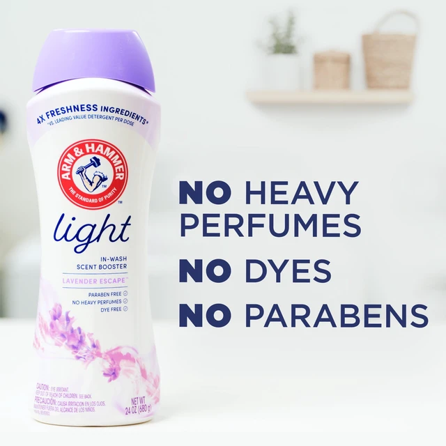 Alt view image 3 of 5 - ARM & HAMMER Light In-Wash Scent Booster, Lavender Escape, 24 Oz