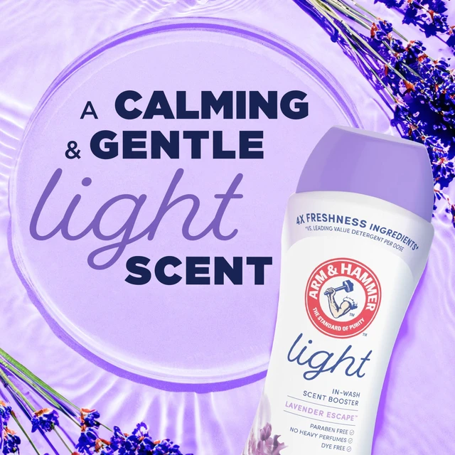 Alt view image 4 of 5 - ARM & HAMMER Light In-Wash Scent Booster, Lavender Escape, 24 Oz