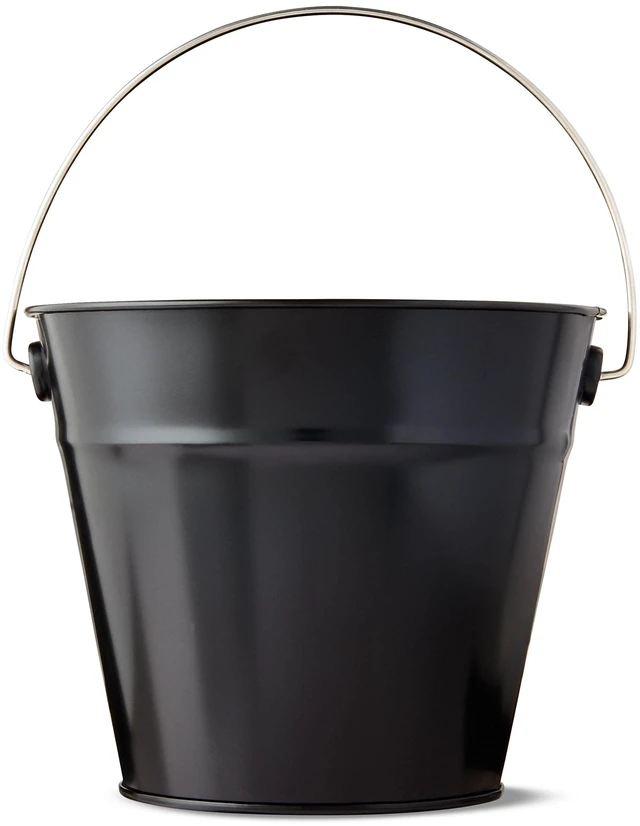 Alt view image 3 of 6 - 2 Pack Black Tin Pail with Handle, 5 Inch, Way To Celebrate Party Favors