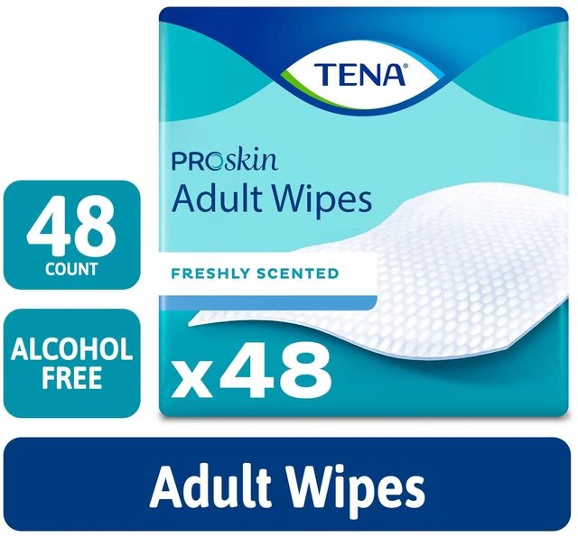 Main image of Tena ProSkin Ultra Adult Wipes for Incontinence, 48 Count