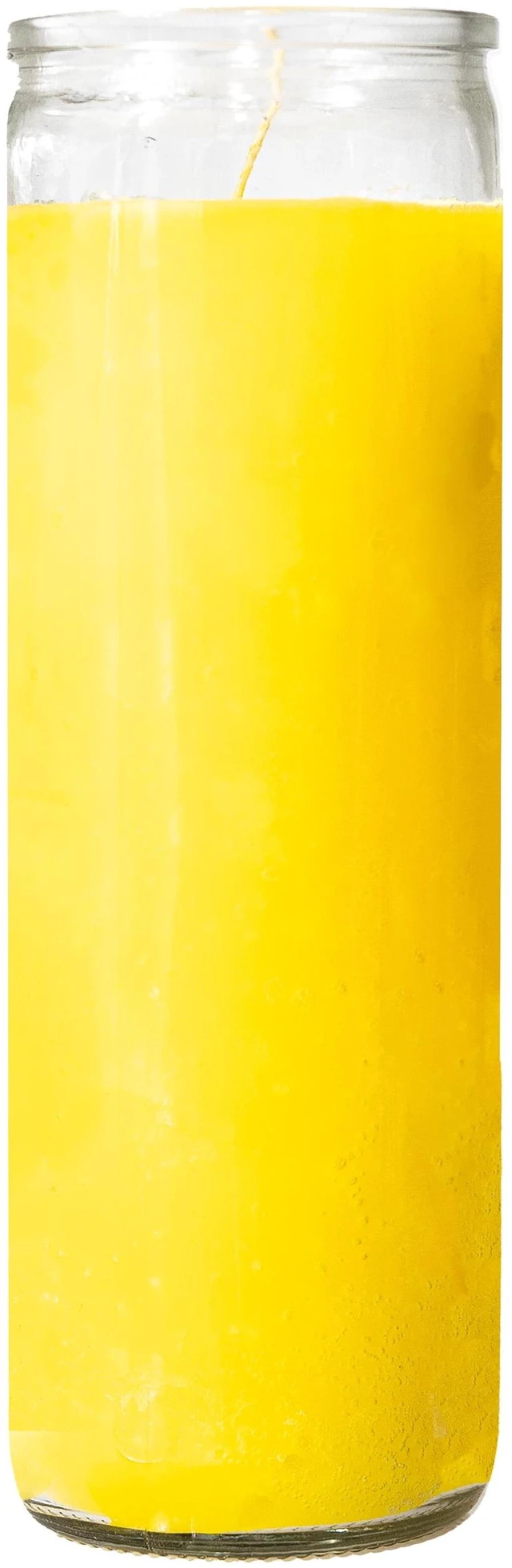 Alt view image 2 of 6 - MagicLight Religious Unscented Candle, 16 oz Yellow Wax in Clear Glass Jar, 2 Pack