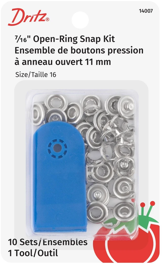 Main image of Dritz Snap Fastener Kit, 10 Count