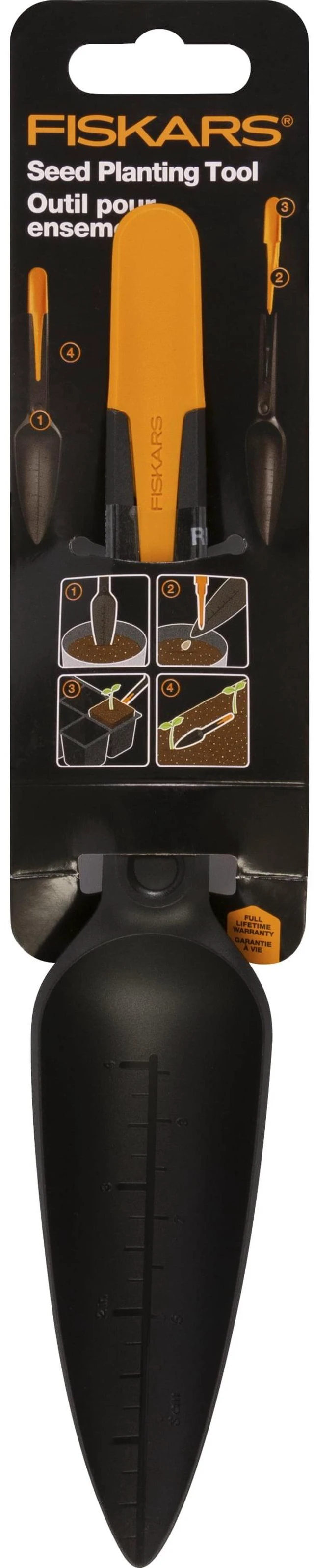 Alt view image 3 of 5 - Fiskars Hand Seed Sower, 1 Pc, FiberComp, Orange and Black