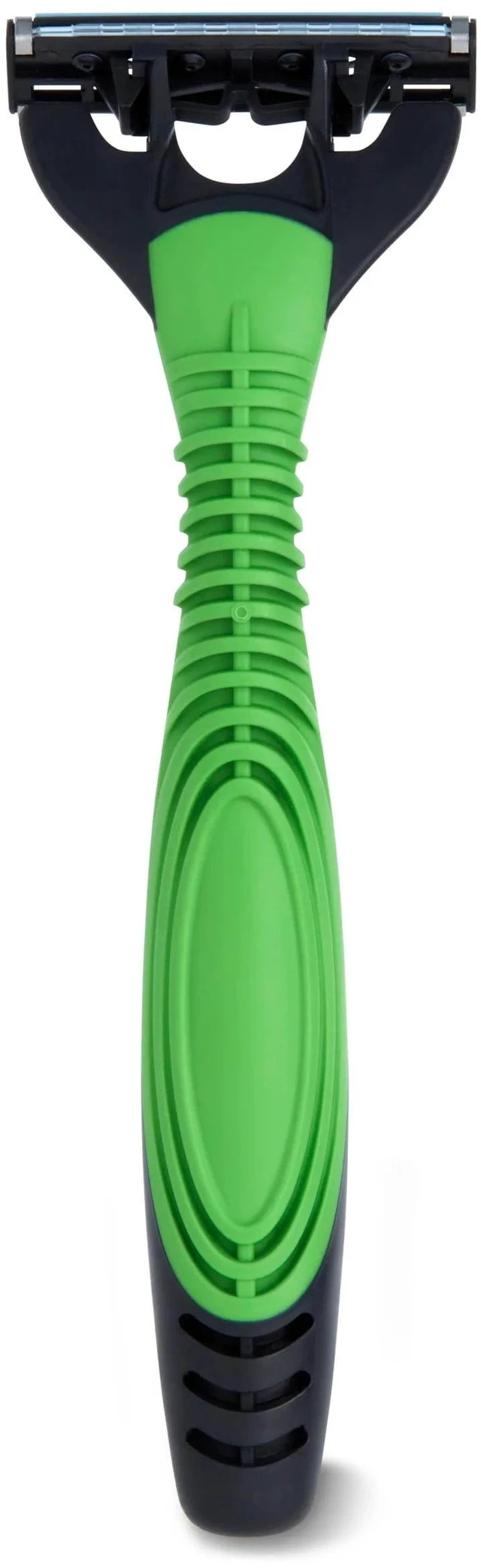 Alt view image 3 of 5 - Equate Men's 3-Blade Sensitive Disposable Razors, 8 Count, Green and Black