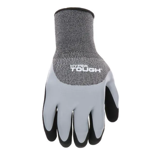 Alt view image 4 of 5 - Hyper Tough Double Dipped Latex Work Gloves, Large, 1 Pair