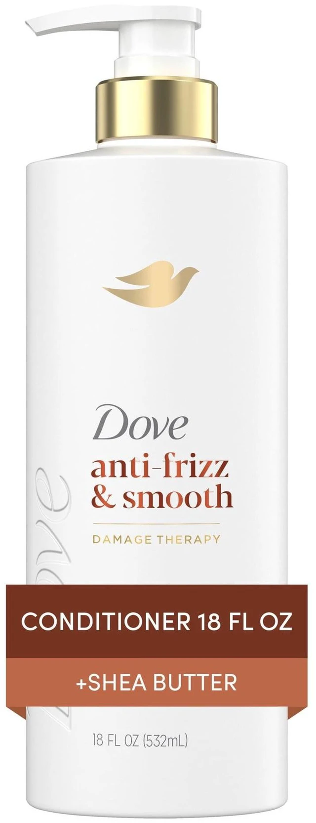 Alt view image 2 of 4 - Dove Anti-Frizz & Smooth Conditioner with Bio-Protein Care Technology and Shea Butter for Frizz-Prone Hair, 18 Fl Oz