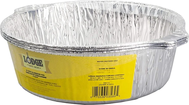 Alt view image 2 of 2 - Lodge 10in Foil Liners - Pack of 3