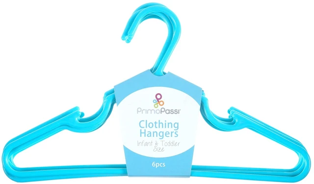 Main image of Primo Passi Infant & Toddler Clothing Hangers (Set of 6) - Blue
