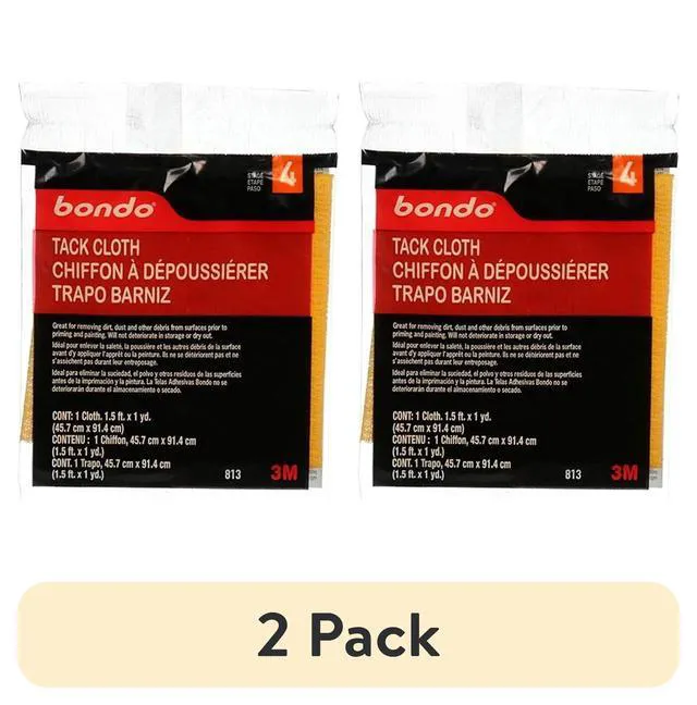 Main image of Bondo 813SRP Tack Cloth (2 Pack) - Long Lasting