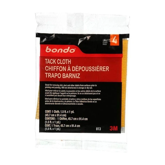 Alt view image 3 of 4 - Bondo 813SRP Tack Cloth (2 Pack) - Long Lasting