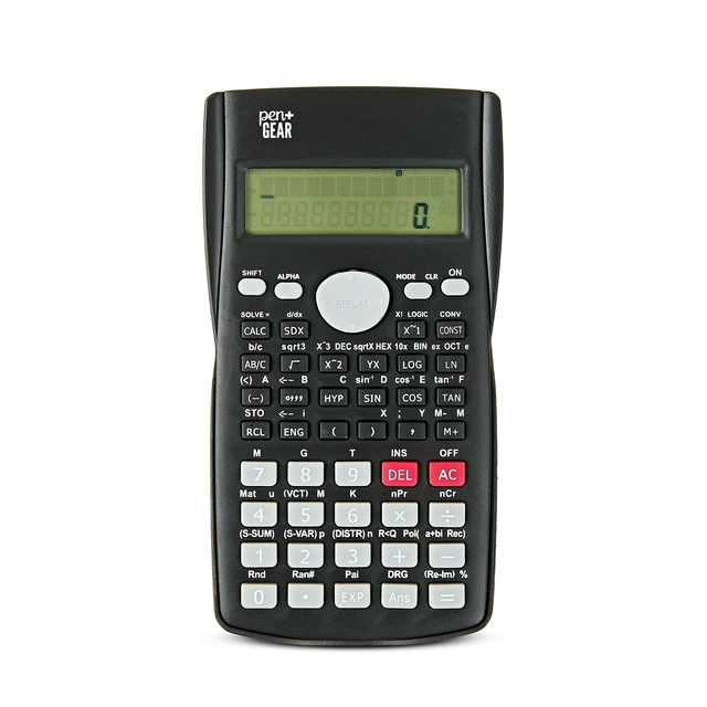Alt view image 4 of 7 - Pen+Gear SS-6613 Scientific Calculator, 401 Functions, for High School, College Math and Engineering, Black