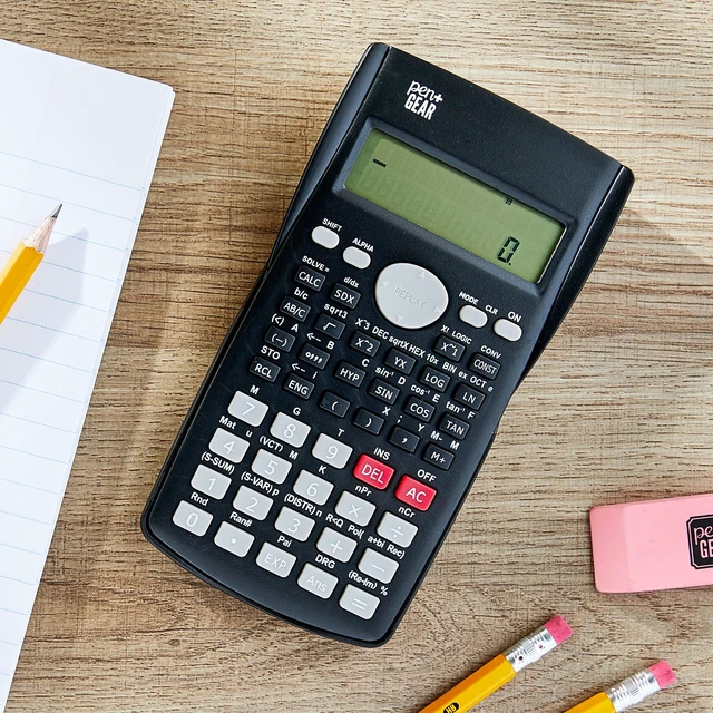Alt view image 7 of 7 - Pen+Gear SS-6613 Scientific Calculator, 401 Functions, for High School, College Math and Engineering, Black