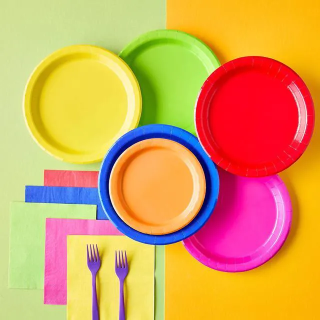 Alt view image 3 of 6 - Way To Celebrate Disposable Paper Napkins, 6-Pack, 20 Count, Multicolor, 6.5 x 6.5 Inches