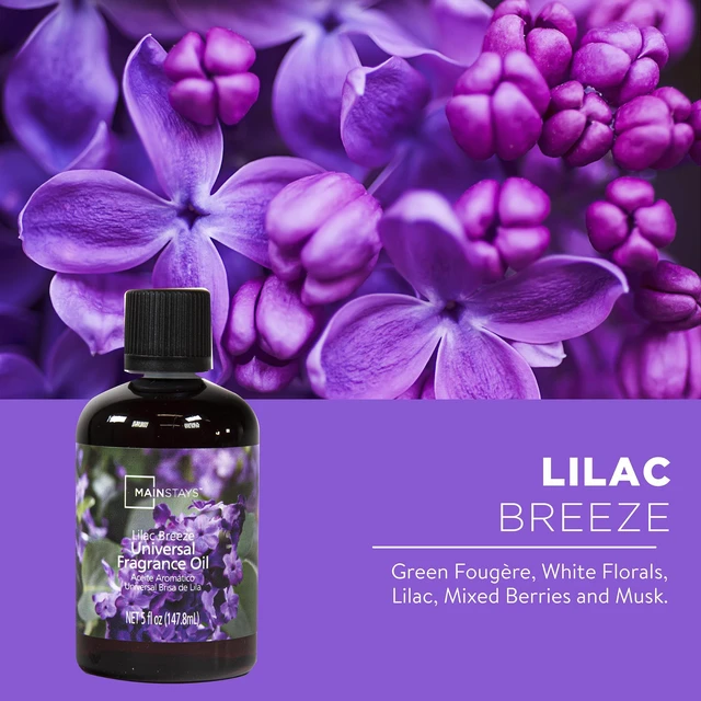 Alt view image 2 of 4 - Mainstays Universal Fragrance Oil Lilac Breeze 5 fl oz for Use with Fragrance Diffusers Warmers Potpourri and Wicking Diffusers