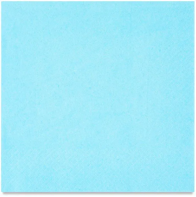 Alt view image 2 of 6 - Way To Celebrate 6 Pack 24 Count Light Blue 6.5in x 6.5in Disposable Paper Napkins