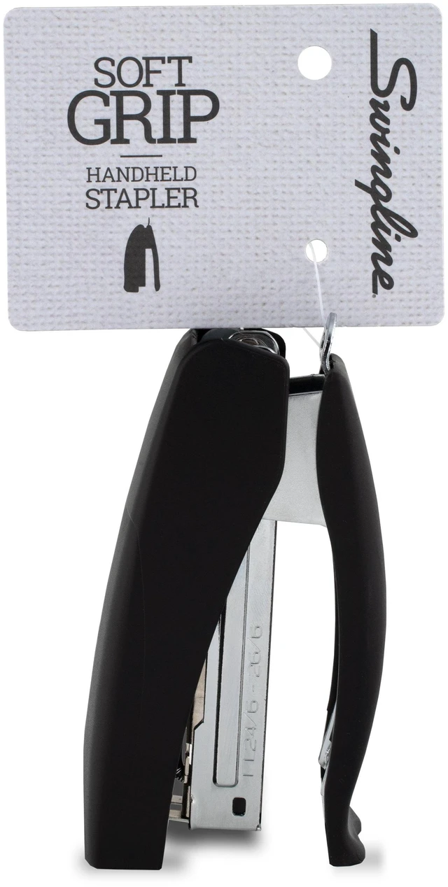 Alt view image 3 of 4 - Swingline S700026-WMT Soft Grip Manual Hand Stapler, 20 Sheets, Black