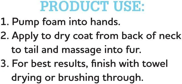 Alt view image 2 of 7 - Vibrant Life Waterless Foaming Cat Shampoo, Dander and Odor Reducing, 8fl oz