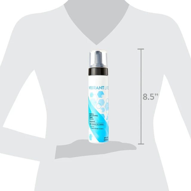 Alt view image 6 of 7 - Vibrant Life Waterless Foaming Cat Shampoo, Dander and Odor Reducing, 8fl oz