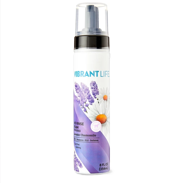 Main image of Vibrant Life No-Rinse Dog Shampoo Lavender
