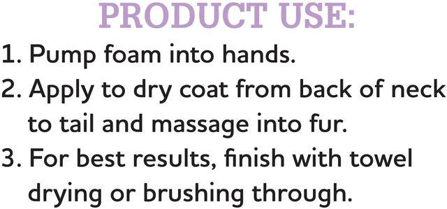 Alt view image 3 of 7 - Vibrant Life No-Rinse Dog Shampoo Lavender