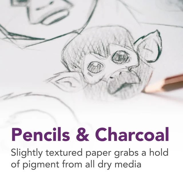 Alt view image 5 of 5 - Daler-Rowney Simply Sketchbook, Soft White Pages, 65lb/100g, Black Hardcover, 144 Pages, 3.5" x 5.5"