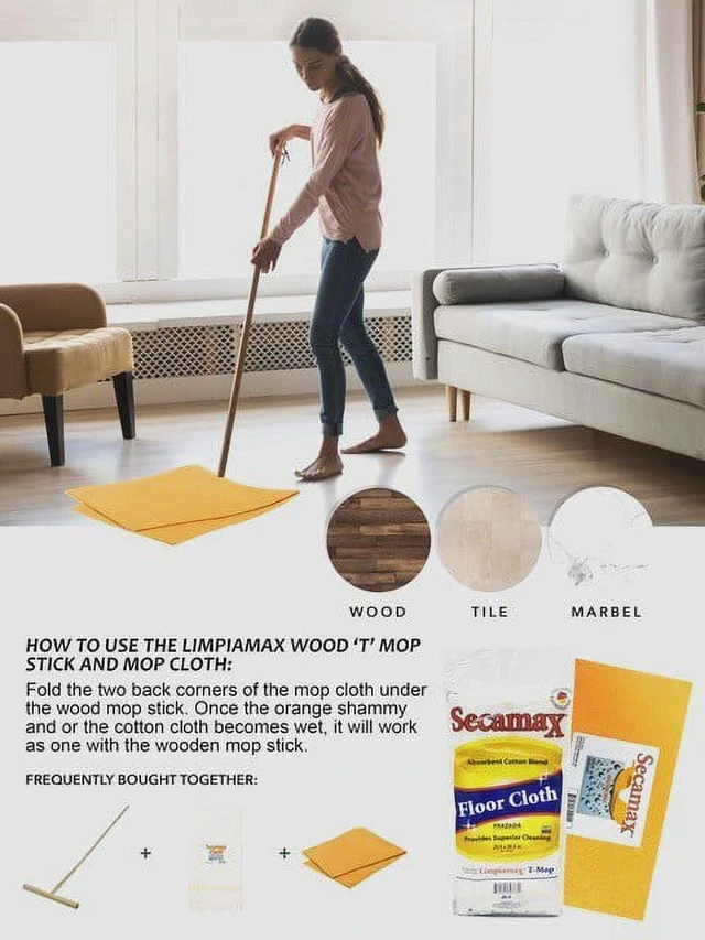 Alt view image 5 of 6 - Secamax Orange Shammy 4-Pack Multipurpose Cleaning Cloth, Authentic German Shammy, 27.5 x 20