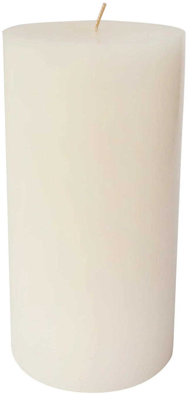 Main image of Mainstays 3in x 6in Single Wick Unscented Ivory Pillar Candle