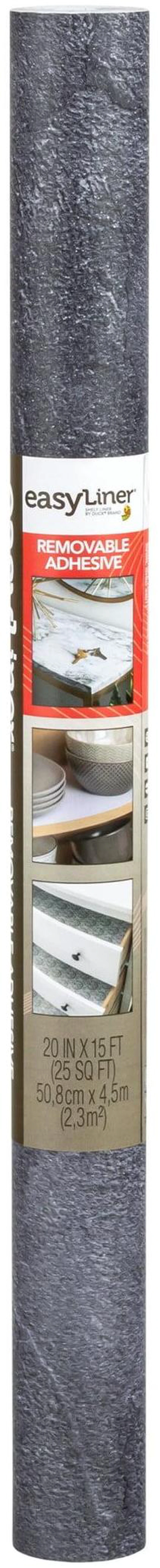 Alt view image 5 of 5 - EasyLiner Removable Adhesive Shelf Liner, Soapstone 20" x 15' Roll