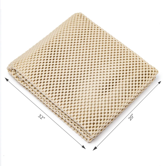 Alt view image 2 of 6 - Mainstays Deluxe Felt Non-Skid Rug Pad, Sand, 2' x 3'