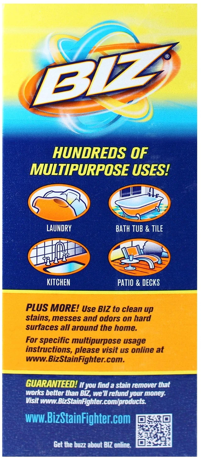 Alt view image 4 of 6 - BIZ Stain and Odor Eliminator Powder, 60 oz