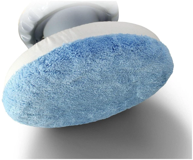 Alt view image 5 of 6 - Auto Spa 5"-6" Microfiber Bonnet, 2PK, Blue