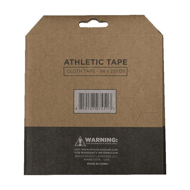 Alt view image 3 of 6 - Wolf Lacrosse Grip Tape White/Black, Water Resistant Stamped Adhesive Wrap, 2 Count, for Lacrosse & Hockey Sticks